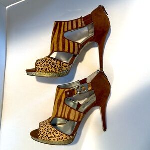 Leopard Print Stiletto Heels